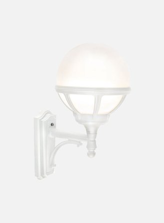 Bologna 361 utelampe - hvit
