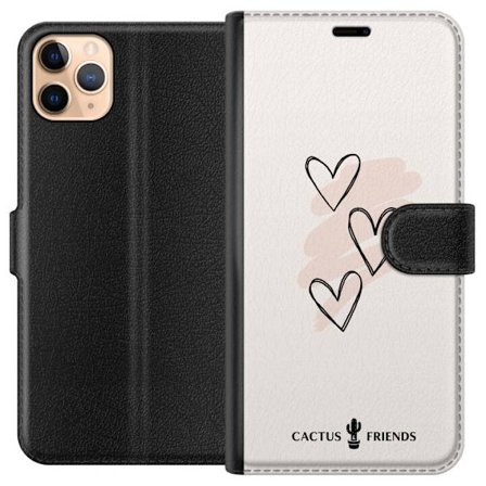 Yhteensopiva Lompakkokotelo Apple Apple iPhone 11 Pro Max Cactus and Friends - Soft Romance Sketch