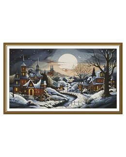 Broderikit Tavla Vinternatt