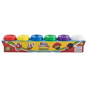 Kid's Dough 6-Pack Play Dough One Size - Stationery - One size - Multi - Play clay