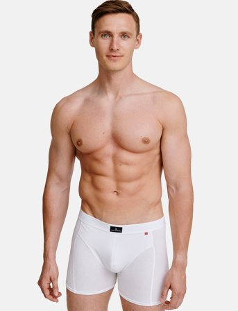 Danish Endurance Men's Classic Trunks 3-Pack - White - M