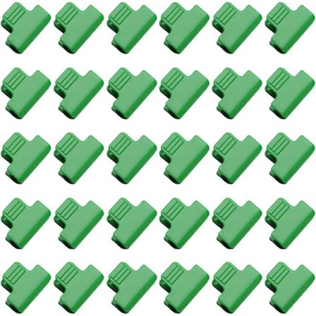 30 stk. drivhus klemmer 16mm have ring klemmer plante klemmer film række dækning tunnel ring klemmer skygge ramme net stang klemme [BR]