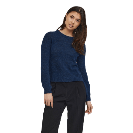 Soft Rebels Srallison Knit Tröjor Dam Blå XS