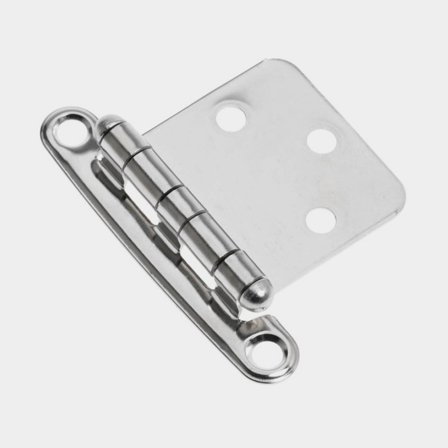 Charnière de trappe Roca, 46 x 38 mm, avec décalage / articulation décalée, acier inoxydable