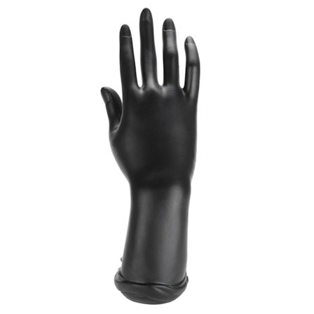 Hart Skyltdocka Hand Finger Smycken Ring Armband Display Hållare Rack Svart