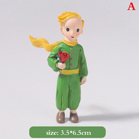 1 stk. Den Lille Prinsen Actionfigur Resin Figur Dokke Hjem Skrivebordsdekorasjon