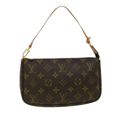 Louis Vuitton Vintage, Pre-owned Pochette Accessoires Monogram Bag Bruin, Dames, Maat:ONE Size