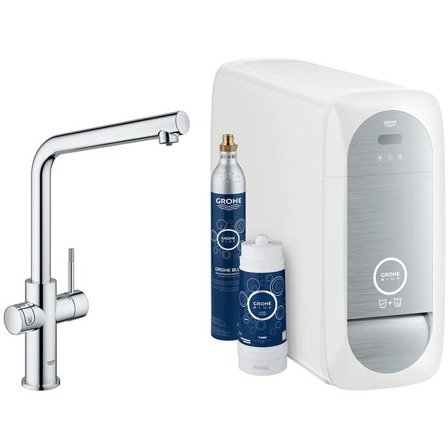 Grohe Blue Home Köksblandare krom, L-pip, trådlöst uppkopplad, Badrum
