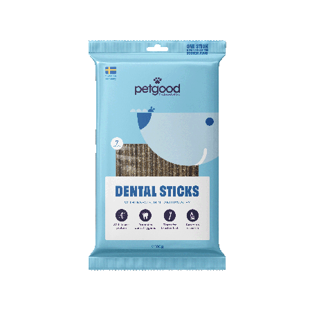 Petgood - Dental Sticks med insektprotein for voksne hunder 7-pakning 180g - Hund - Hundegodbiter & tyggebein - Dental tyggebein & tanntyggebein - 
