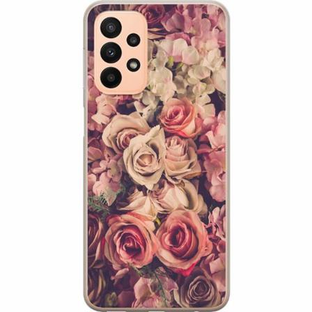 Samsung Galaxy A23 5g Genomskinligt Skal Blommor