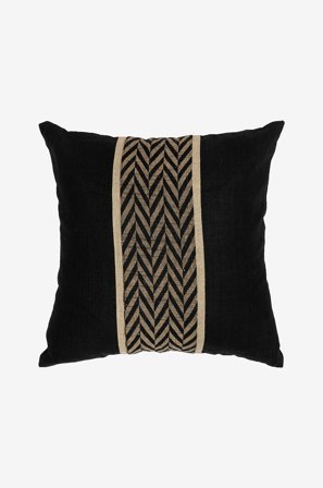 Halvor Bakke - Leo Pudebetræk - Sort - Pyntepuder & pudebetræk - 50X50 - Fra Homeroom