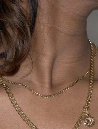 Maria Black Saffi Necklace - Gold - 50 CM