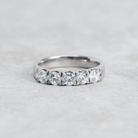 Förlovningsring Iris, 18K Vitguld - Förlovning- och vigselringar