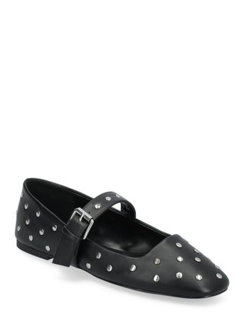 Mango | Studded Ballet Flats | 36