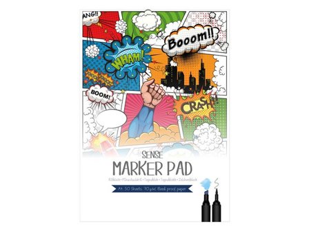 Sense Block Marker Pad 70g - Lyreco - Skola och förskola - Bild och form - Ritblock och målarböcker