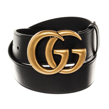 Gucci Vintage, Pre-owned Belt Zwart, Dames, Maat:ONE Size,leather