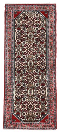 Tapis Hamadan 76X185 De Couloir Rouge Foncé/Noir (Laine, Perse)