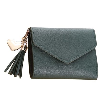 Liten Lommebok for Kvinner Slank PU Lær Kredittkort Holder