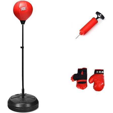 Boxningssats, Säck med Justerbar Höjd och Stativ