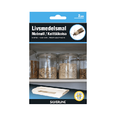 Silverline fälla för livsmedelsmal 2-pack – effektiv och giftfr