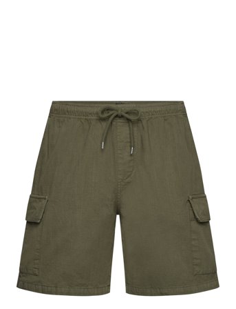 Cotton Ripstop Cargo Shorts Green Mads Nørgaard
