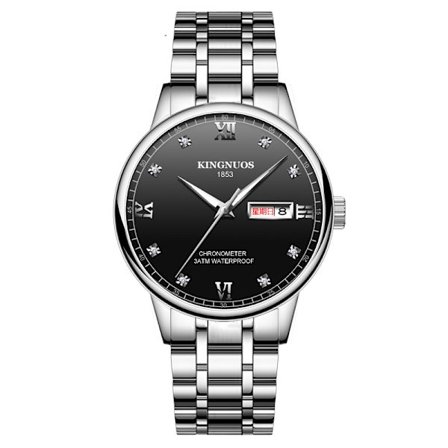 Trendig vattentät lysande studentklocka med nitar