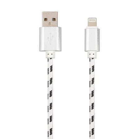 Lightning Laddning Kabel - Vit 2m