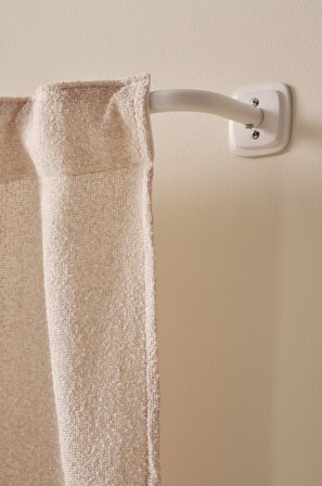 Jotex - Gardinstang Enkel 125-203 Cm Naturhvit - DANI - Kjøp Gardinstenger hos Jotex