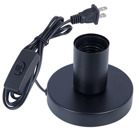 Bordlampesokkel E27 skrue lyspæreholder baselampe