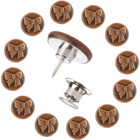 12 st Ersättningsjeansknapp (båge) Byxknapp Utan Söm Byxor Direktknapp Mode Jeans Gungande Hantverk DIY