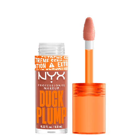 NYX Professional Makeup Duck Plump Lip Lacquer Läppglans Unisex Orange 7 ML