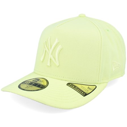 New Era - MLB Gul fitted Keps - New York Yankees 59FIFTY Color Pack Pastel Yellow A-frame Fitted @ Hatstore