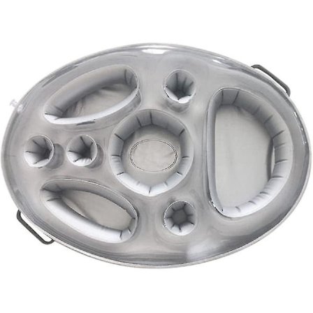 Oppblåsbar koppholder for basseng, flytende strandbassengbøye, oppblåsbar jacuzzi-madrass, oppblåsbar koppholder for basseng