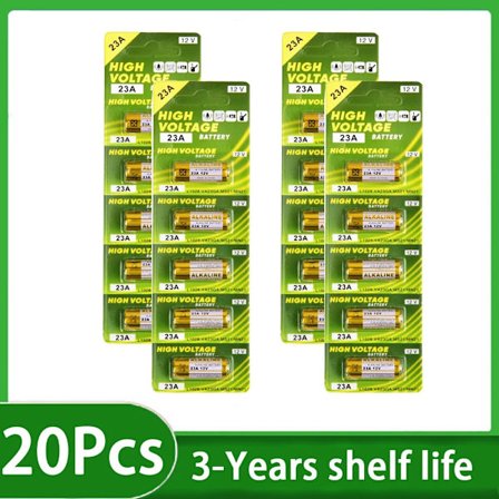 12V 23A batteri 23GA A23S E23A EL12 MN21 V23GA GP23A LRV08 Til dørklokke Fjernbetjening Elektrisk legetøj A23 Alkaline batteripakke