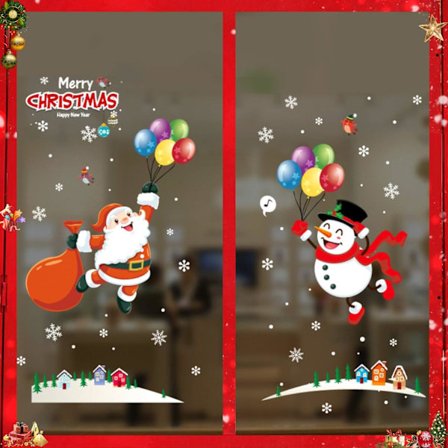 Jul Fönster, Jul Avtagbar DIY Fönster, Jul Dekor