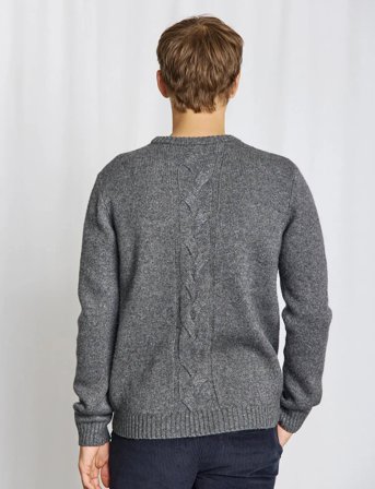 Bruun & Stengade Bs Tormod Regular Fit Knitwear - Grey - XL