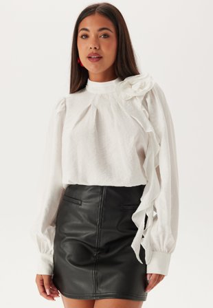 VERO MODA-Vmbailey Ls Frill Top Wvn-XS