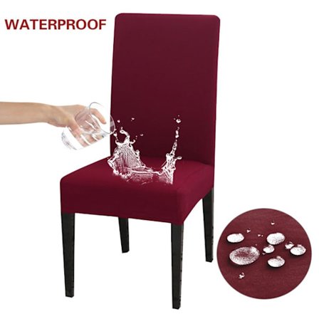 Restaurant Anti-snavset sædebetræk Vandtæt elastisk stolebetræk til spisestue køkken bryllup hotel banket