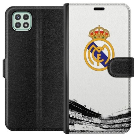 Yhteensopiva Lompakkokotelo Samsung Galaxy A22 5G Real Madrid CF