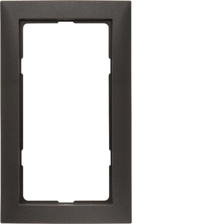 Hager 13099949 Ram antracit, Strömbrytare & vägguttag