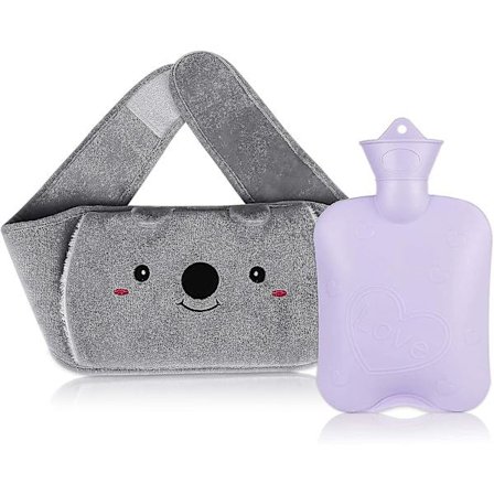 Varmvattenflaska, varmvattenflaska med lock, varmvattenflaska med midja, lämplig