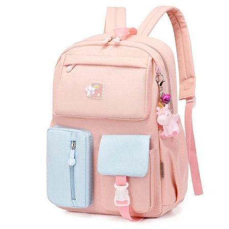 Skolesekk for barn - Ryggsekk for skole - Skolesekk med tilhenger