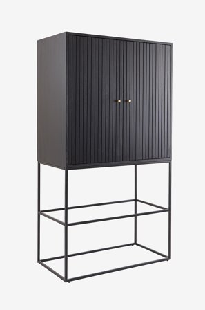 Jotex - Skap Svart - GRENELLE - Kjøp Skap & Vitrineskap hos Jotex