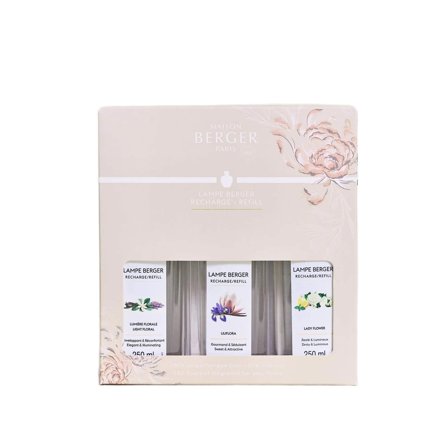 Maison Berger Paris Parfum de Maison TrioPack OPHELIA 3x250ml - Profumo per Lampada Catalitica