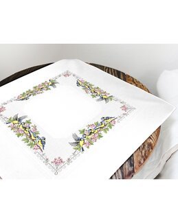 Broderipakke Duk Vårfugler - Weberei Hofer KG