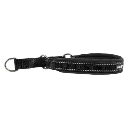 Hurtta Casual Half Choke Collar 25-45 Cm Dog Harnesses & Dog Collars Black 35-45 cm