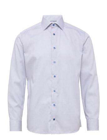 Men's Shirt: Business Dobby Paita Bisnes Sininen Eton