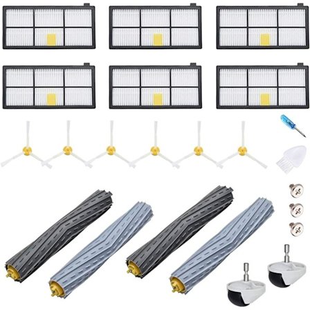 23-delad Roomba reservdelar borstsats Roomba tillbehör Reservdelar iRobot 800 900 860 866 870