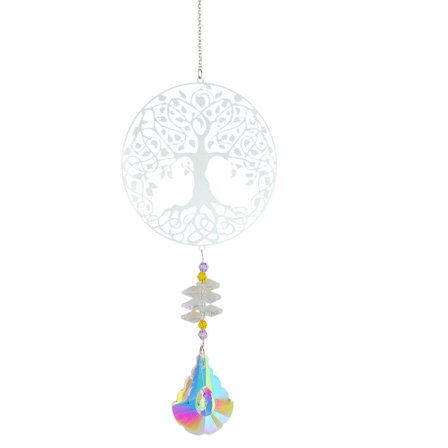 Kristalliriipuspuutarha Metalli Elämänpuu Värikäs Chak