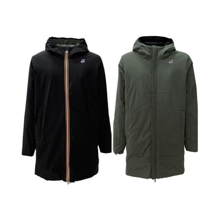 K-Way, Jacob Warm Double Jacket Zwart, Heren, Maat:XL,polyester